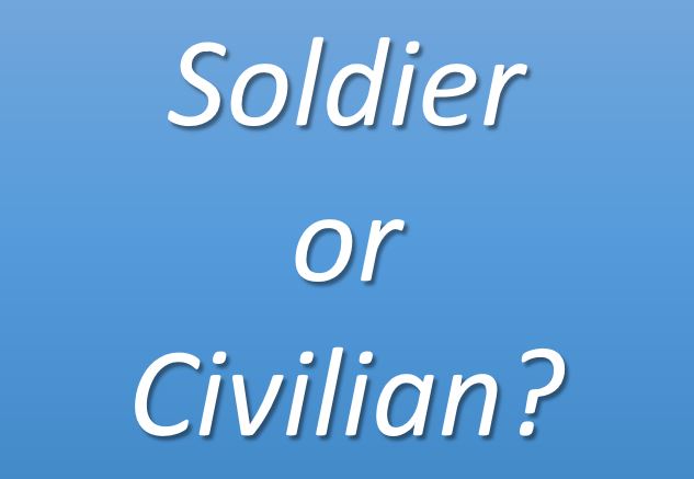 Soldier or Civilian?  Ephesians 6