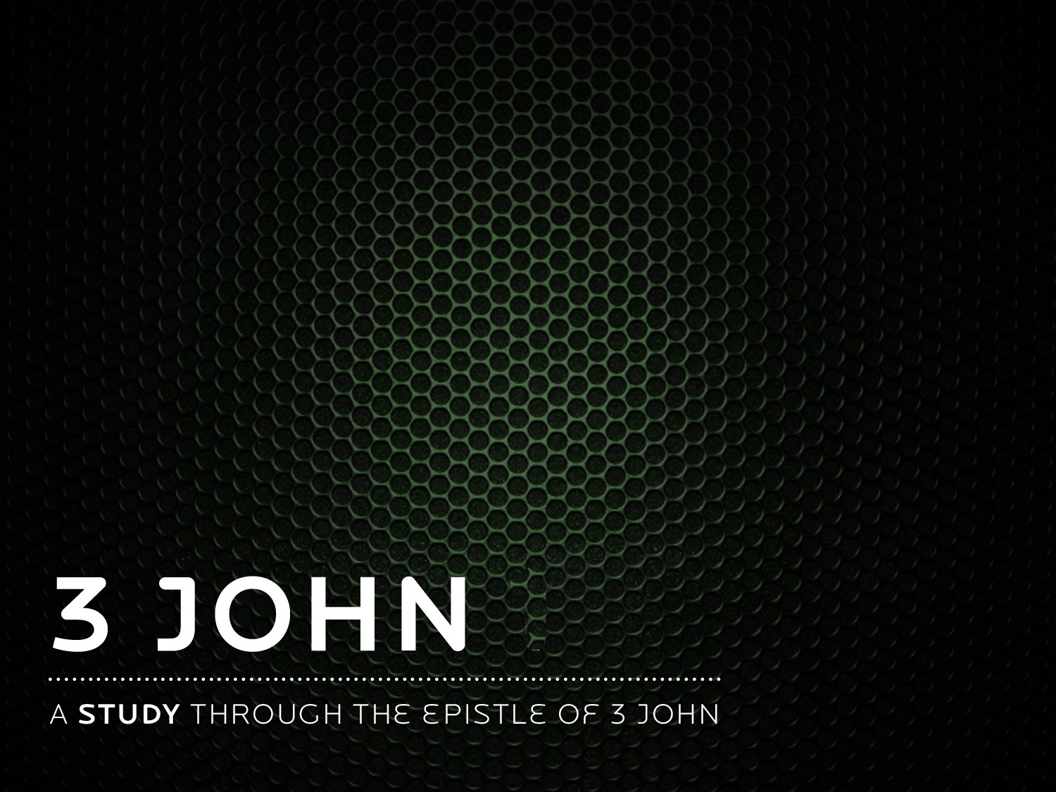 3 John 1:1-14