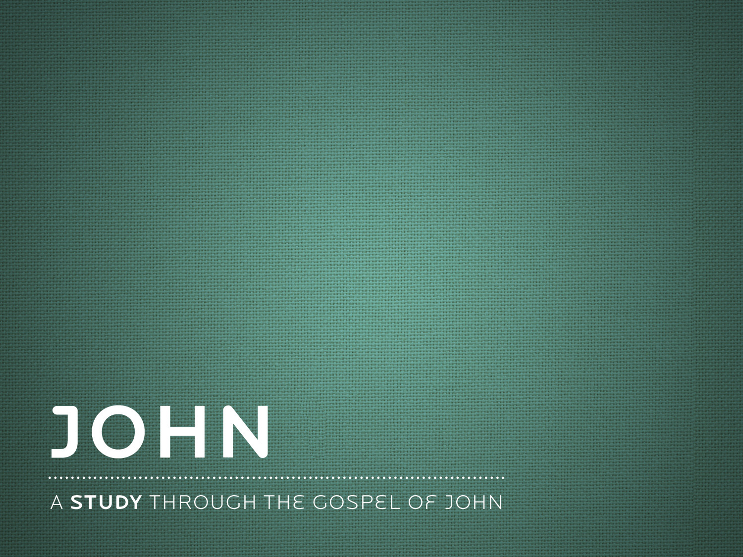 John 1:19-34
